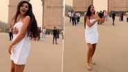 Sannati Mitra, Kolkata Model’s Towel Dance at India Gate on International Men’s Day Sparks Outrage Online, Netizens Demand Arrest Over Viral Video on DDLJ Song (Watch Instagram Reel)