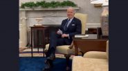 Joe Biden's Bizarre Response To Reporter Asking About Hostage Deal Between Israel and Hamas Goes Viral (Watch Video)