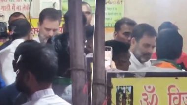 Rahul Gandhi Enjoys Poha at Ramji Shyamji Pohawale Shop in Nagpur, Video Goes Viral