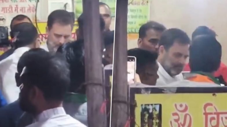 Rahul Gandhi Enjoys Poha at Ramji Shyamji Pohawale Shop in Nagpur, Video Goes Viral