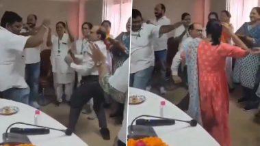 Varanasi Hospital Dance Video: Doctors, Nurses Seen Dancing Inside Deen Dayal Upadhyaya District Hospital While Celebrating Nurse’s Promotion in Uttar Pradesh