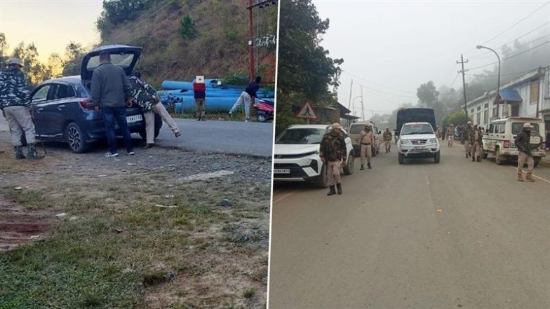 Manipur Unrest: Security Forces Conduct Search Operations in Vulnerable Areas, Install 94 Checkpoints; Congress Seeks Discussion Over Violence-Hit State (See Pics)