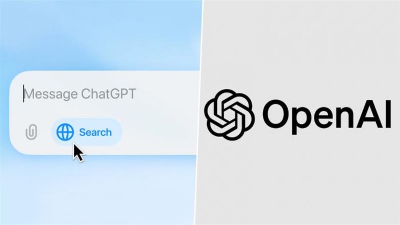 ChatGPT Search: OpenAI Launches Its New Feature To Take On Google Search, Lets People Search Results Fast and Get Timely Answers With Relevant Links to Web Sources