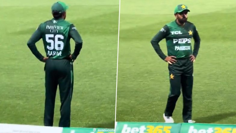 'Teri T20 Vich Jagah Nahi Ban Rahi' Fans Taunt Babar Azam During AUS vs PAK 2nd T20I 2024 at Sydney Cricket Ground, Video Goes Viral