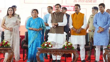 Ladli Behna Yojana: Madhya Pradesh CM Mohan Yadav Transfers INR 1,573 Crore to 1.29 Crore Ladli Behnas, Promises To Further Raise Monthly Aid (See Pics)