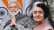 Indira Gandhi Birth Anniversary 2024: PM Narendra Modi Pays Tribute to First Female Prime Minister of India on Her 107th Jayanti