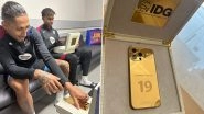 Raphinha Gifts Barcelona Teammate Lamine Yamal Gold iPhone After Young Sensation Wins Kopa Trophy at Ballon d'Or Ceremony 2024 (Watch Video)&nbsp;