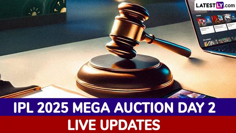 IPL 2025 Auction Live Updates Online, Day 2: Deepak Chahar Goes to Mumbai Indians for INR 9.25 Crore