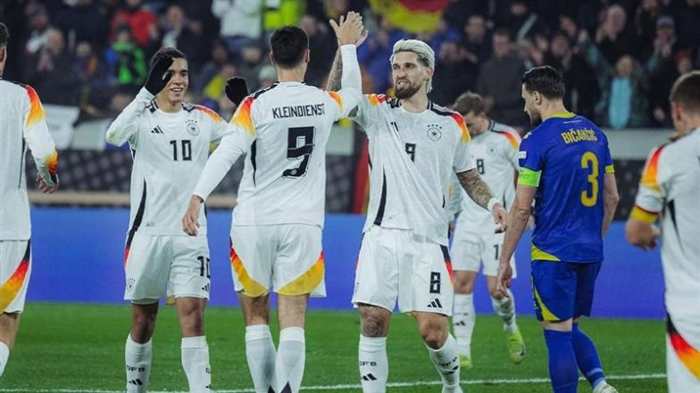 Jamal Musiala Stars As Germany Football Team Thrashes Bosnia-Herzegovina 7&ndash;0 for Record UEFA Nations League 2024&ndash;25 Victory