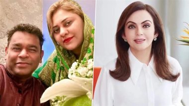 Who Is Saira Banu? Old Video of Nita Ambani Calling AR Rahman’s Estranged Wife ‘Invisible’ Goes Viral – WATCH