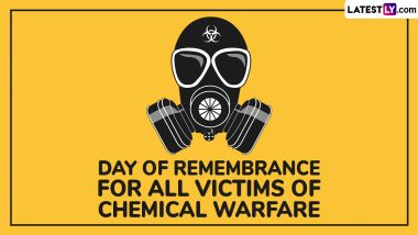 When Is Day of Remembrance for All Victims of Chemical Warfare 2024? All You Need To Know 