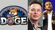 DOGE Logo Featuring Animated Picture of Doge Meme Dog Shared by Elon Musk as He Becomes Co-Head of Department of Government Efficiency, Netizens React To 'Super Cute' Symbol