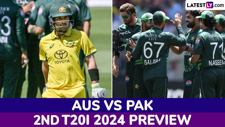 AUS vs PAK 2nd T20I 2024 Preview: Likely Playing XIs, Key Battles, H2H and More About Australia vs Pakistan Cricket Match in Sydney