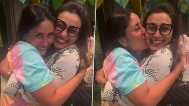 ‘Jab POO Met TINA’: Kareena Kapoor Khan Kisses Rani Mukerji on the Cheeks, Karan Johar Brings Back ‘Mujhse Dosti Karoge’ Magic (Watch Video)