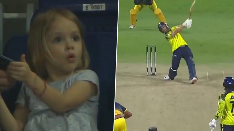 RCB New Addition Phil Salt Shines in for Team Abu Dhabi, Kid Keeps Aside Handset Admiring Mega Hit During Abu Dhabi T10 League 2024 (Watch Viral Video)