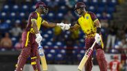 England vs West Indies 4th T20I 2024: Evin Lewis Plays Explosive Inning to Help Windies Register Their Second Highest Run-Chase (Watch Video)