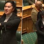 New Zealand Haka Protest: NZ’s Youngest MP Hana-Rawhiti Maipi-Clarke Performs Traditional Maori Dance, Tears Copy of Treaty Principles Bill As She Leads Stir in Parliament (Watch Video)