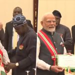 PM Narendra Modi Receives Nigeria’s Prestigious GCON Award, Dedicates It to 140 Crore Indians (Watch Videos)