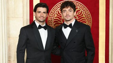 Charles Leclerc and Carlos Sainz Jr’s Red Carpet Appearance for ‘Gladiator 2′ Premiere Goes Viral, F1 Ferrari Boys’ Videos and Pics Send Internet Into a Meltdown