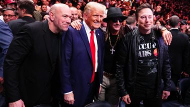 UFC 309: Newly Elected US President Donald Trump and Elon Musk Attend Ultimate Fighting Championship Mega Event at Madison Square Garden  