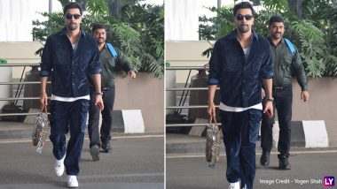 IFFI 2024: Ranbir Kapoor Makes a Stylish Appearance at the Mumbai Airport As He Jets Off to Goa for the 55th Edition of the Film Festival (Watch Video)