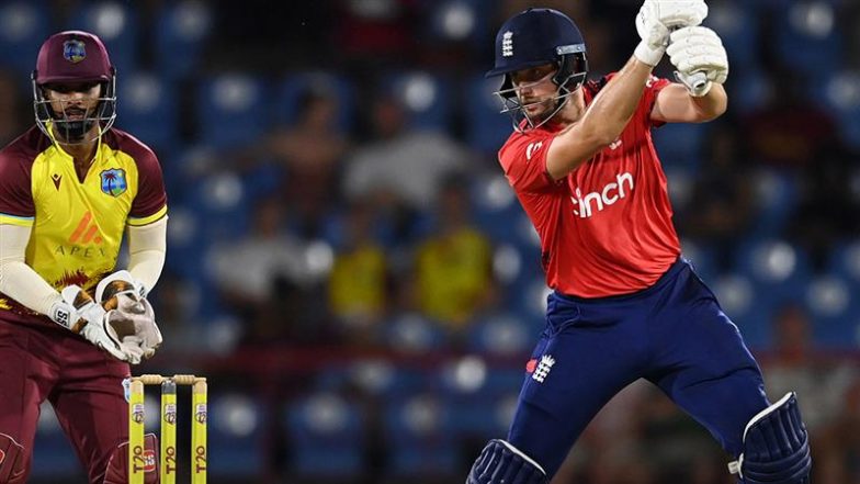 England Win T20I Series Against West Indies; Sam Curran, Saqib Mahmood, Liam Livingstone Shine to Defeat Windies by Three Wickets