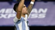 Lautaro Martinez Joins Diego Maradona As Fifth Top Goal-Scorer For Argentina, Achieves Feat During Country's Win Over Peru in FIFA World Cup 2026 CONMEBOL Qualifiers