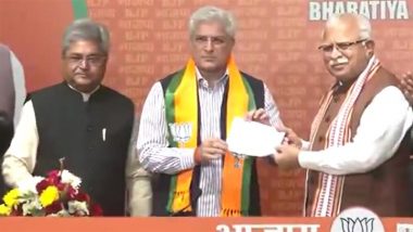 Kailash Gehlot Joins BJP: Former AAP Leader Switches Allegiance to Bharatiya Janata Party in Delhi (Watch Video)