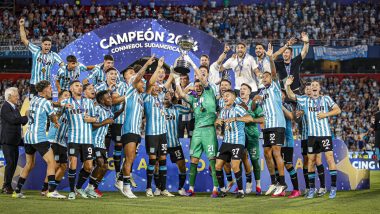 Argentina’s Racing Club Wins Its First Copa Sudamericana Championship by Beating Brazil’s Cruzeiro 3–1