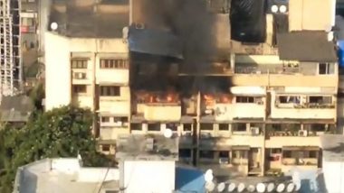 Andheri Fire: Blaze Erupts in Multi-Storey Residential Building in Mumbai; No Casualty Reported (Watch Video)