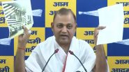 Chhath Puja Sparks Political Row: AAP Leader Somnath Bharti Accuses BJP of Using Police, DDA To Stop Purvanchalis From Celebrating Chhath in Delhi