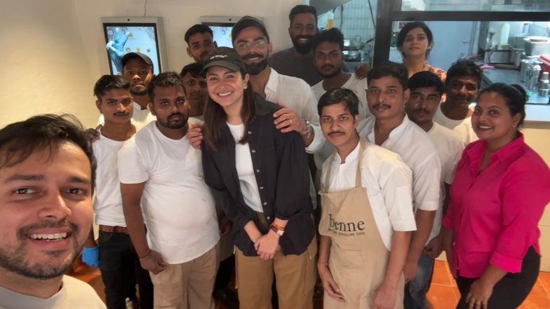 ‘Childhood Memories Revived’: Anushka Sharma Enjoys Dosa Date With Hubby Virat Kohli in Mumbai; Photos Go Viral!