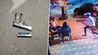 TMC Councillor Sushanta Ghosh Survives Assassination Attempt: 2 Bike-Borne Assailants Try To Fire at KMC Councillor in Kolkata’s Kasba, 1 Arrested; Video Surfaces