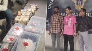 Ahmedabad: Police Seize USD 1.23M MD Drugs, 2 Pistols, and 48 Live Cartridges in Danilimda; Arrest Gisan Pawle (Watch Video)