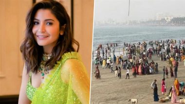 Anushka Sharma Extends Chhath Puja's 'Shubhkamnaein' to Fans, Drops Photo From Mumbai's Juhu Beach on Insta!