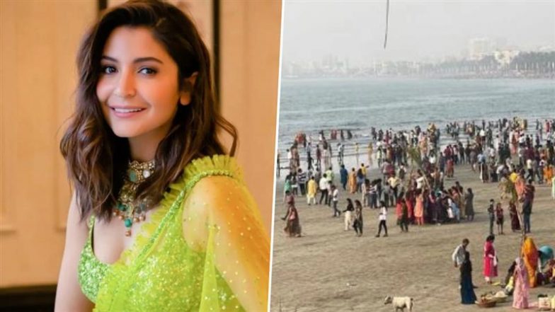 Anushka Sharma Extends Chhath Puja’s ‘Shubhkamnaein’ to Fans, Drops Photo From Mumbai’s Juhu Beach on Insta!