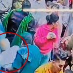 Sudden Death Caught on Camera in Mathura: Elderly Devotee Collapses and Dies While Waiting in Queue To Offer Prayers at Banke Bihari Temple, Disturbing Video Surfaces