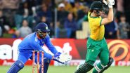 South Africa Beat India By Three Wickets in 2nd T20I 2024; Varun Chakaravarthy's Maiden Five-Wicket Haul in Vain as Gerald Coetzee, Tristan Stubbs Steer Proteas to Series-Levelling Victory