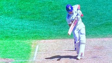 Umpire Adjudges Nitish Kumar Reddy Not Out Despite Indian Batter Gloving the Ball, Australia Fail to Take DRS During IND vs AUS BGT 1st Test 2024; Fans React