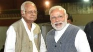 Shyamdev Rai Chaudhary Dies: PM Narendra Modi Condoles Demise of Senior BJP Leader, Says &lsquo;His Demise Is Irreparable Loss for Kashi&rsquo;