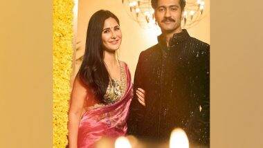 Entertainment News | Katrina Kaif, Vicky Kaushal Light Up Diwali with Stunning Traditional Looks!