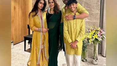 Entertainment News |  Kajol Drops Fun Photos with Ajay Devgn, Nysa, Yug from Diwali Celebrations