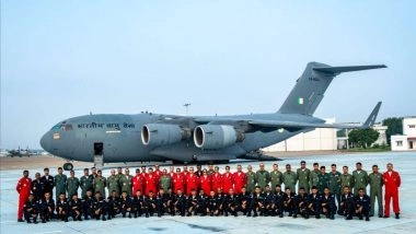 India News | IAF's Sarang Helicopter Display Leaves for Bahrain International Air Show 2024 at Sakhir Airbase