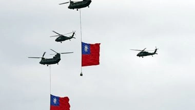 World News | Taiwan Reports 44 Aircraft, 6 Vessels and 1 Ship from China Around It's Country