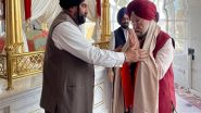 World News | Union Minister Hardeep Singh Puri Pays Obeisance at Gurudwara Guru Nanak Darbar in Dubai