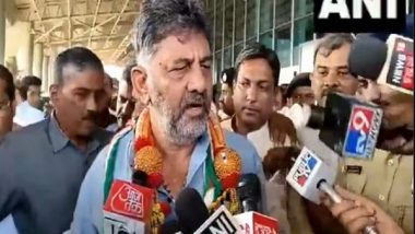 India News | Karnataka Deputy CM Shivakumar Praises Siddaramaiah for Appearing Before Lokayukta in MUDA Case