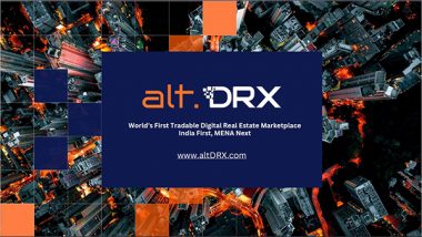 Business News | Alt DRX Blockchain Technology Makes Real Estate Investable for Everyone