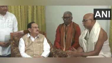 India News | Bihar: Union Minister Nadda Meets Late Folk Singer Sharda Sinha's Family