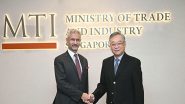 World News | Jaishankar Begins Singapore State Visit, Meets with Dy PM Gan Yong