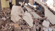 School Building Collapse in Kerala: Major Tragedy Averted As Building Collapses Before Students Arrive in Kochi (See Pics)